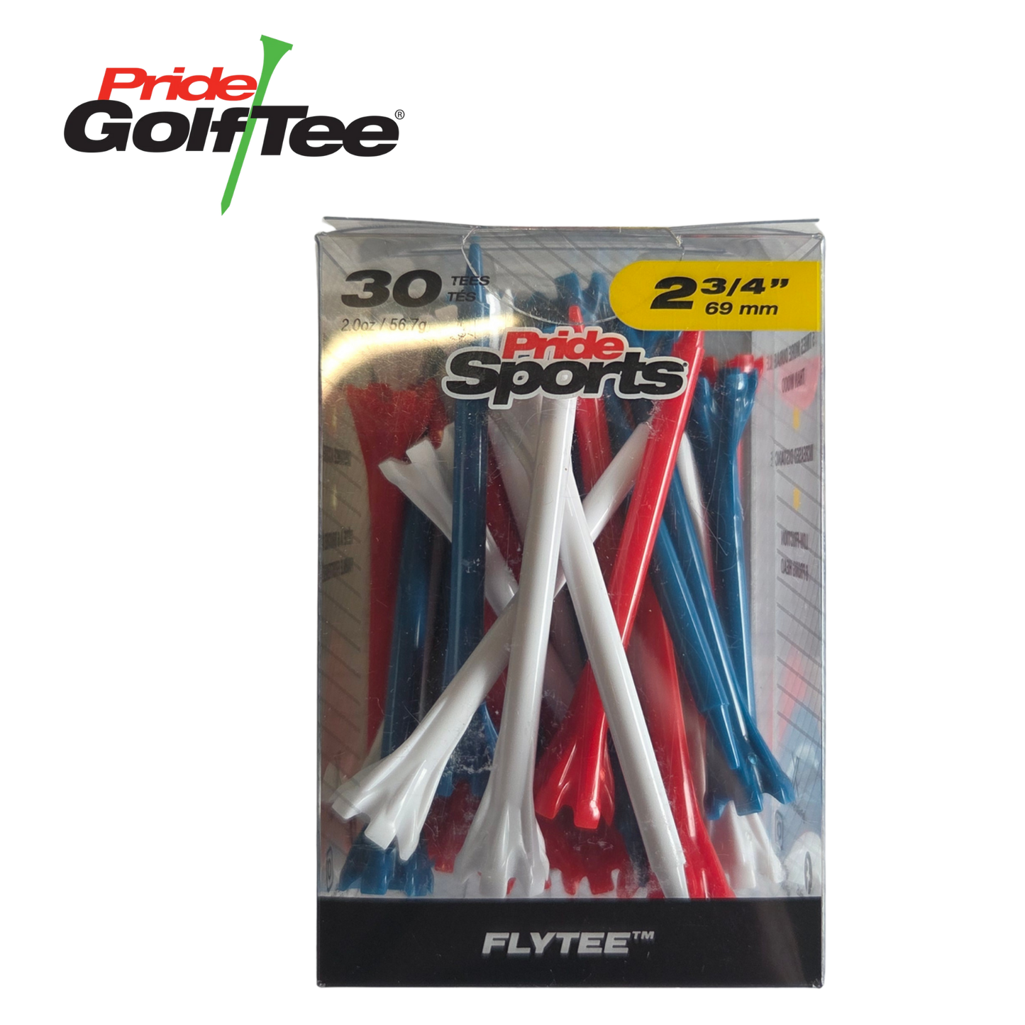 Pride: Zarma Flast Fly Tee 2 3/4" - Patriot 30 Pack