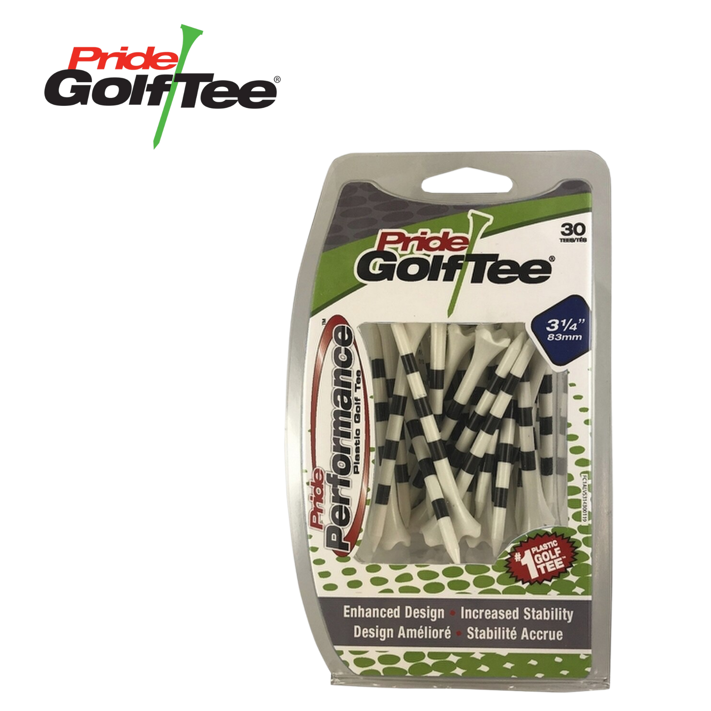 Pride: Performance Plastic - 3 1/4" - 30 Count