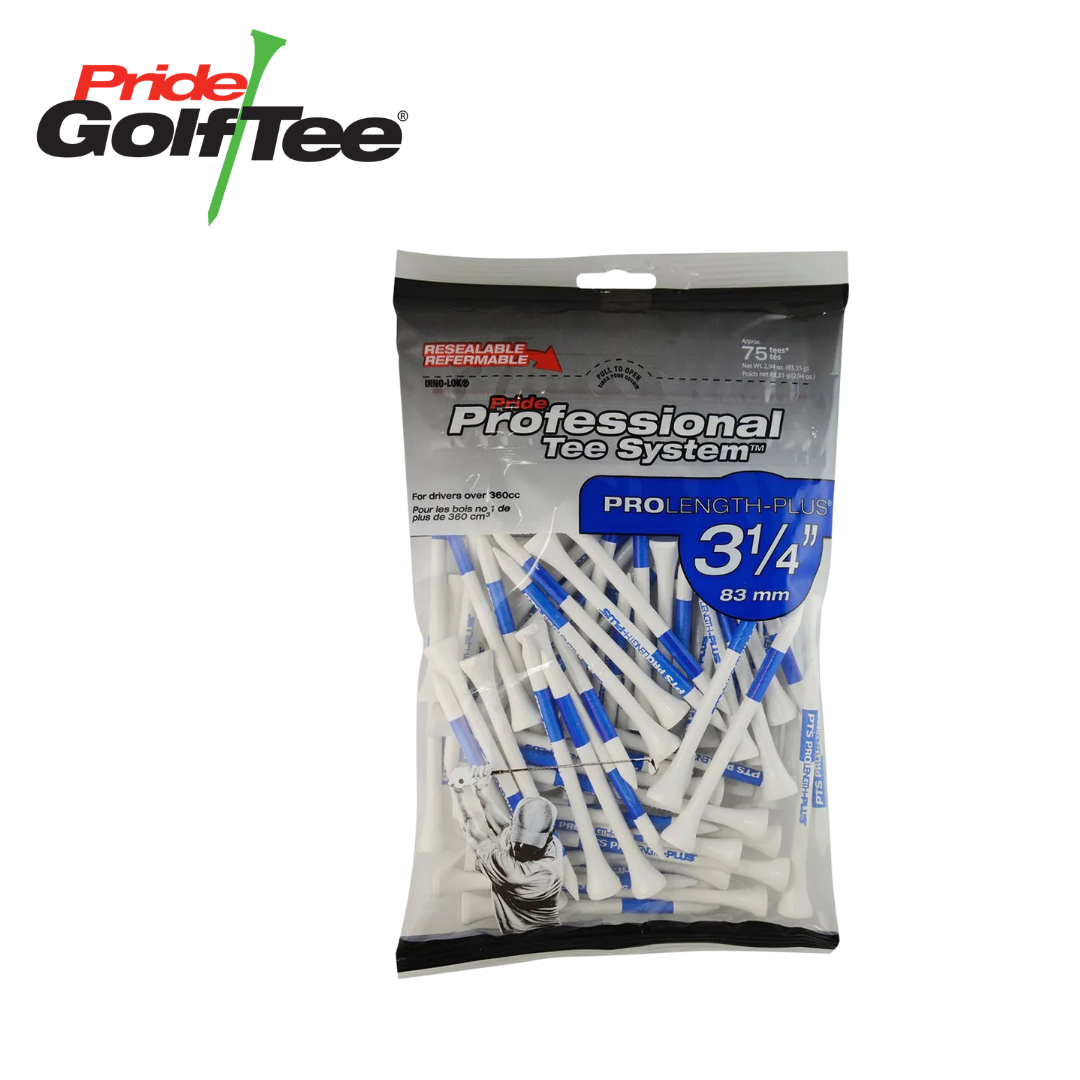 Pride PTS 3 1/4" - 75 Count - White