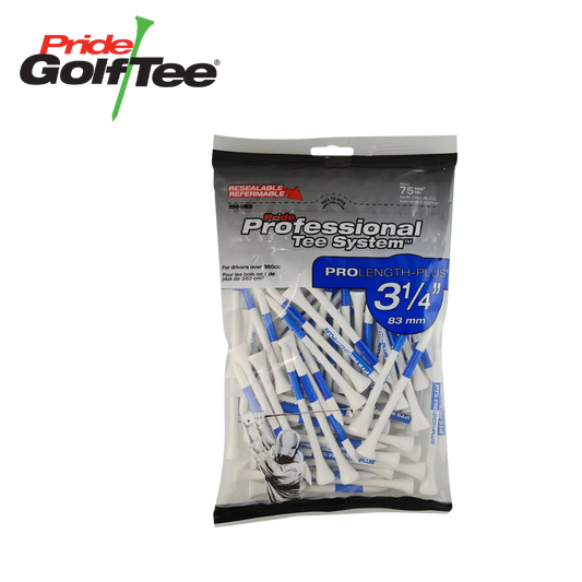 Pride PTS 3 1/4" - 75 Count - White