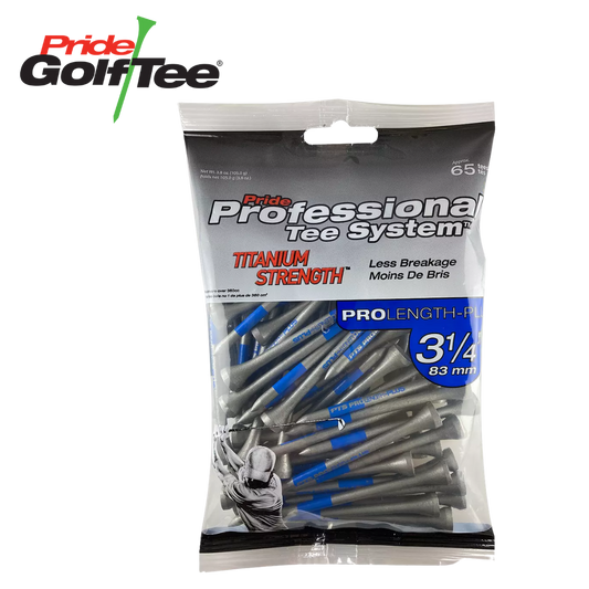 Pride PTS Titanium Strength 3 1/4" - 65 Count - Gray