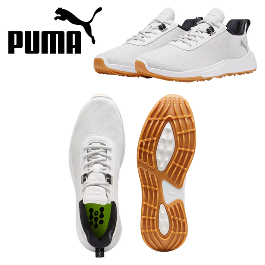 Puma: Fusion Crush Sport golf shoe - Feather Gray / Black